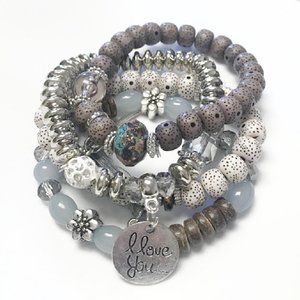 Fashion crystal star charm bracelets for women